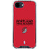 NBA Portland Trail Blazers Standard - Red iPhone 16e Clear Case